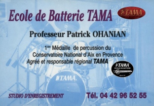 Carte visite Patrick Ohanian