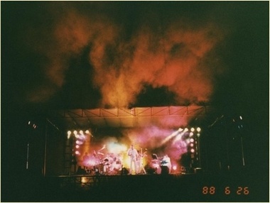 Concert J-C Michel et pyrotechnie